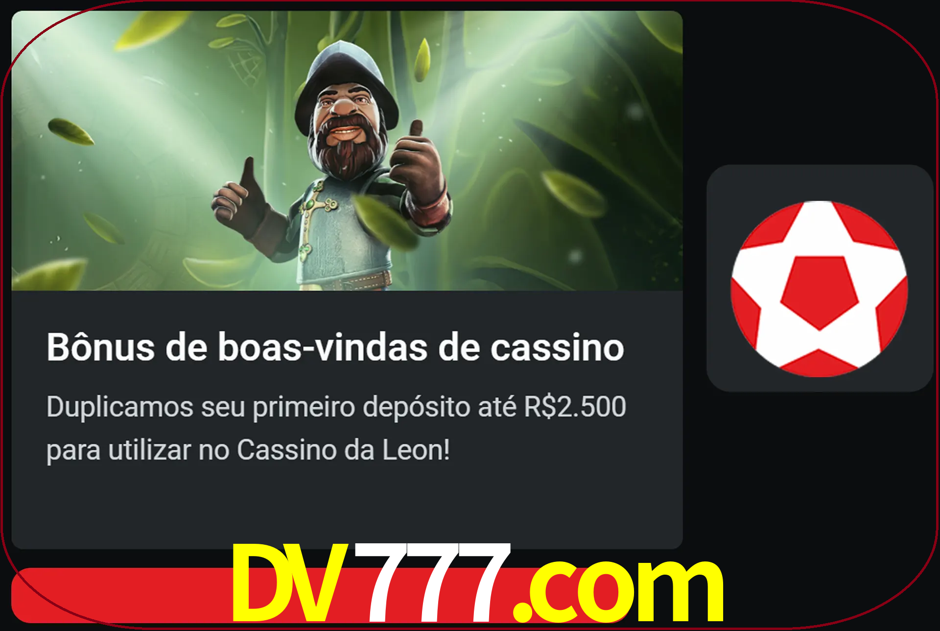Receba seu dinheiro do bônus de boas-vindas após o primeiro depósito.
