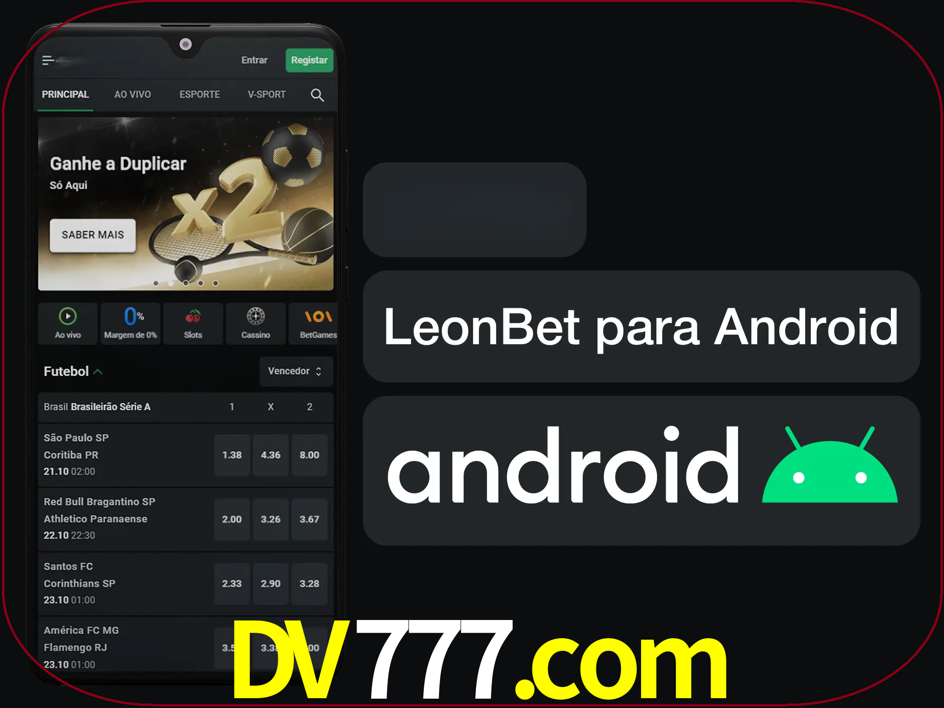 Adquira sua versão poket de LeonBet.